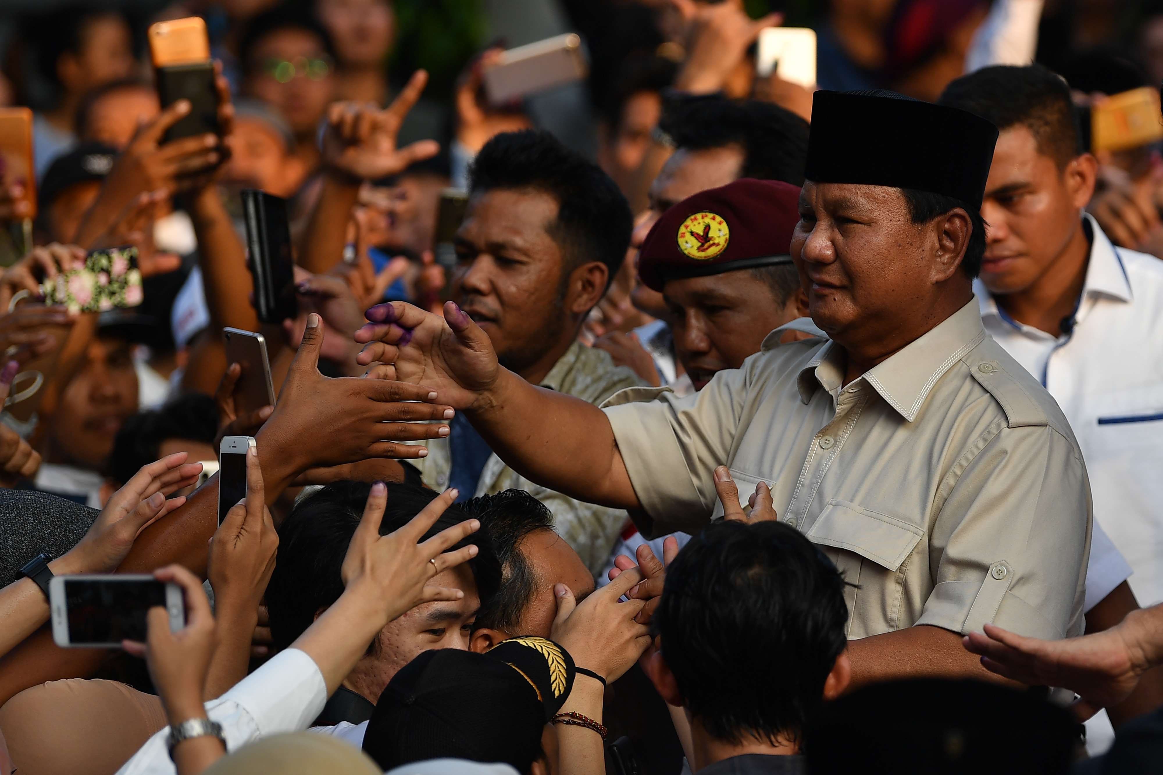 Calon Presiden nomor urut 02 Prabowo Subianto