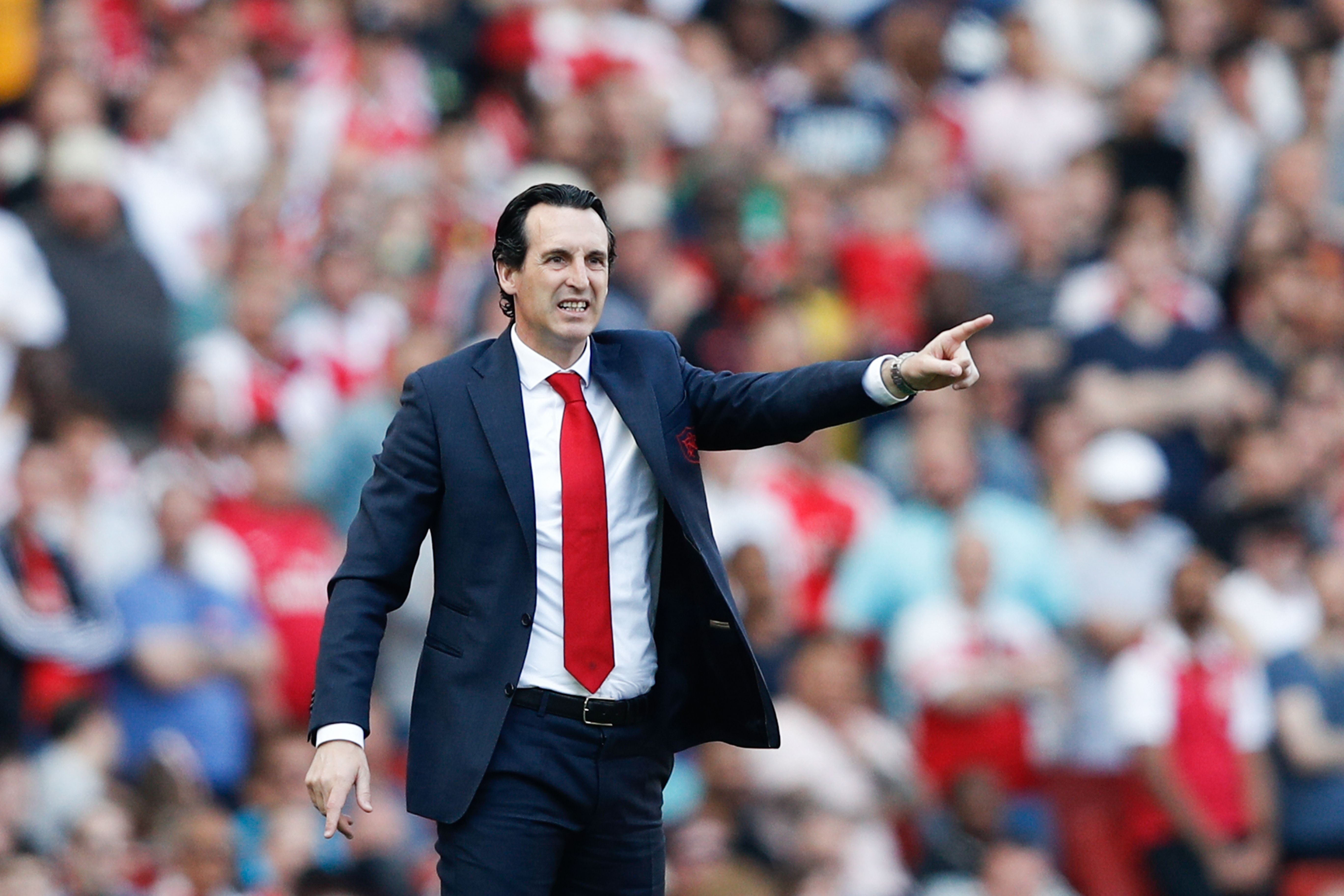 Pelatih Arsenal Unai Emery