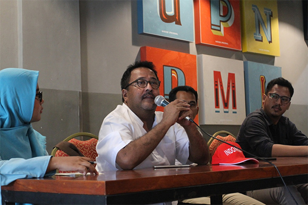 Rano Karno hadir di acara 'Jokowi Influencer Meet Up', di Kota Tangerang