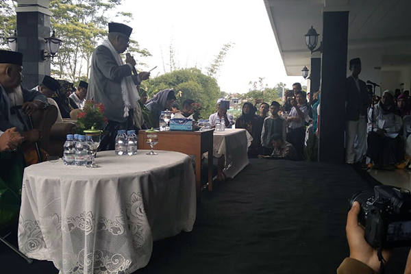 Cawapres nomor urut 01, KH. Ma'ruf Amin Hadiri Peringatan Isra Mikraj Nabi Muhammad SAW di Sukabumi