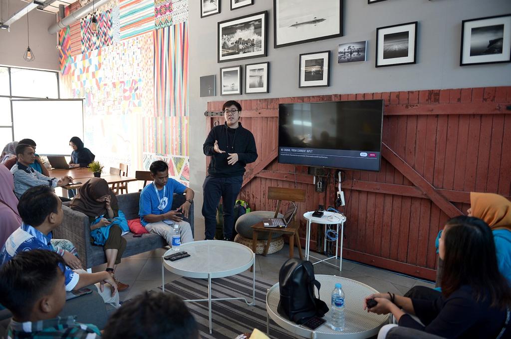 Pelatihan calon pemimpin kampung yang digelar di Ciamis, Jumat (26/4). 