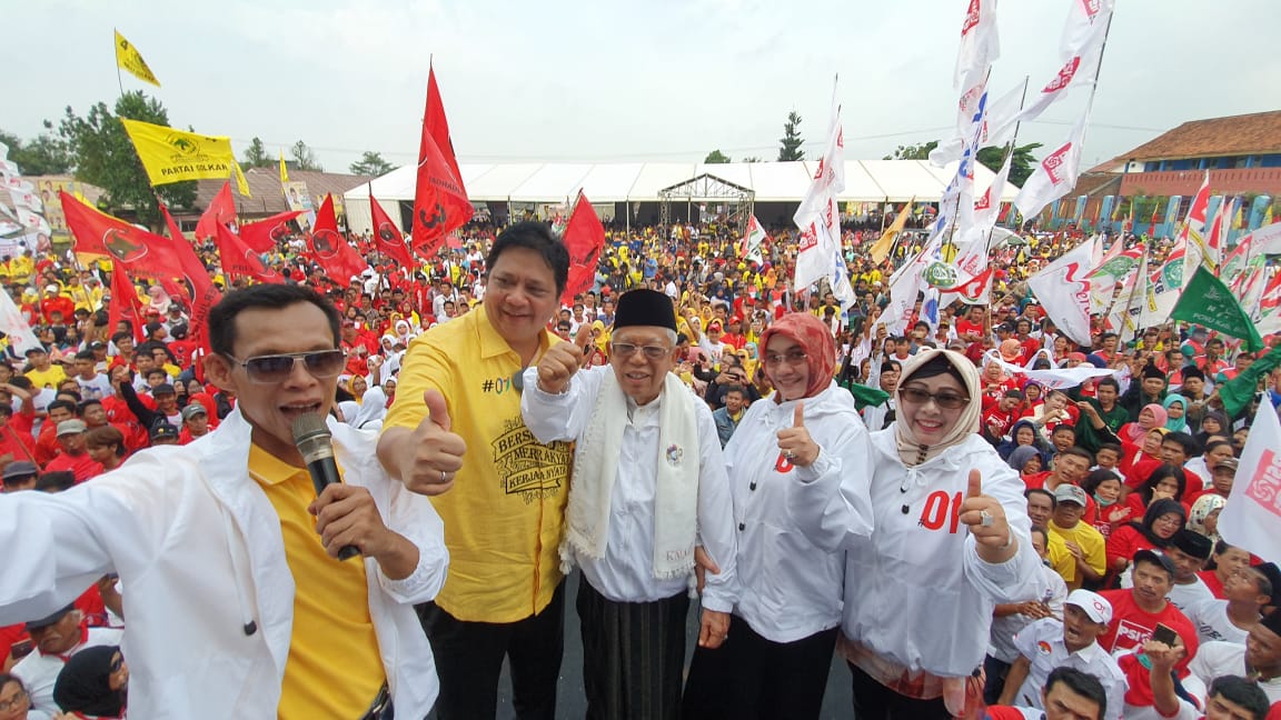 Calon Wakil Presiden nomor urut 01 Ma'ruf Amin.