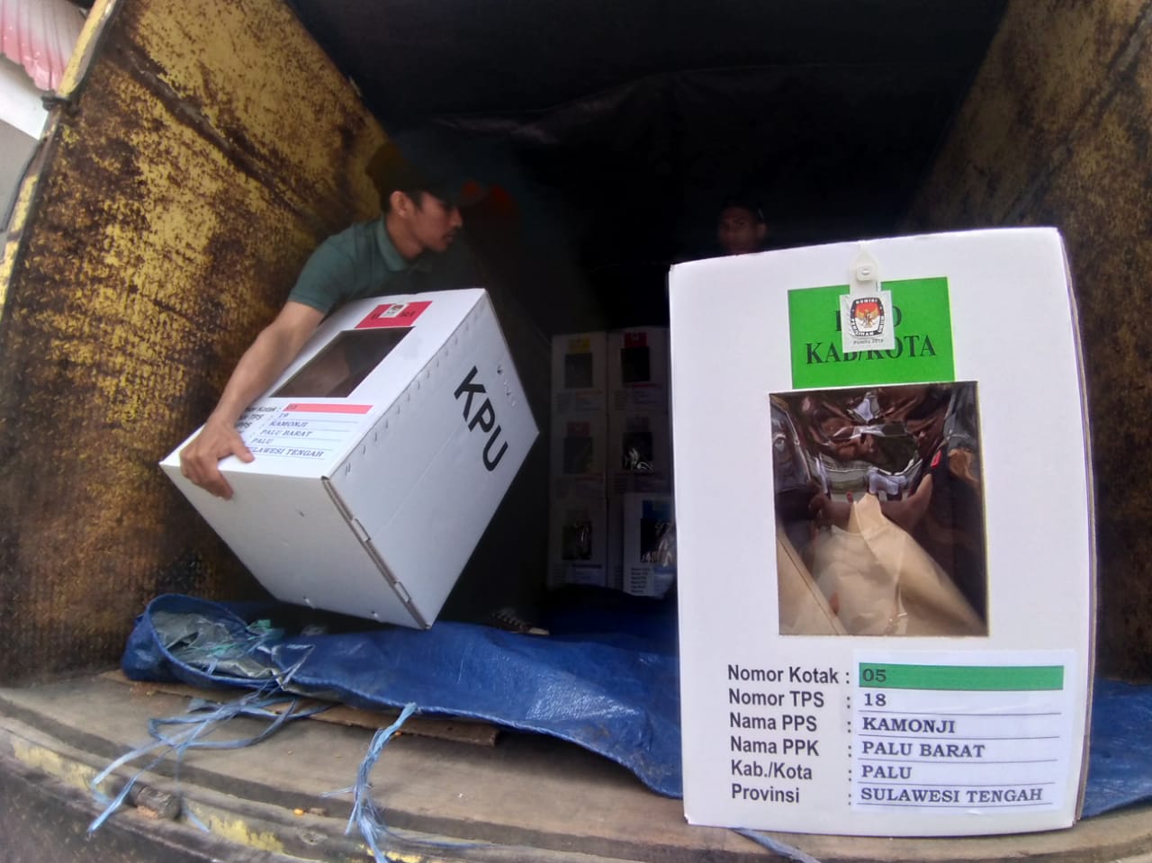 KPU Kota Palu Mulai Salurkan Logistik Pemilu