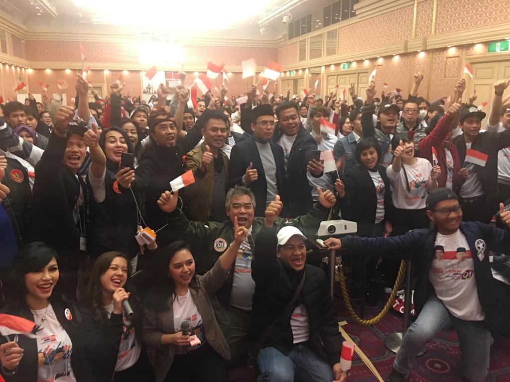 WNI di Nagoya, Jepang menyatakan dukungan mereka untuk pasangan Jokowi-Amin