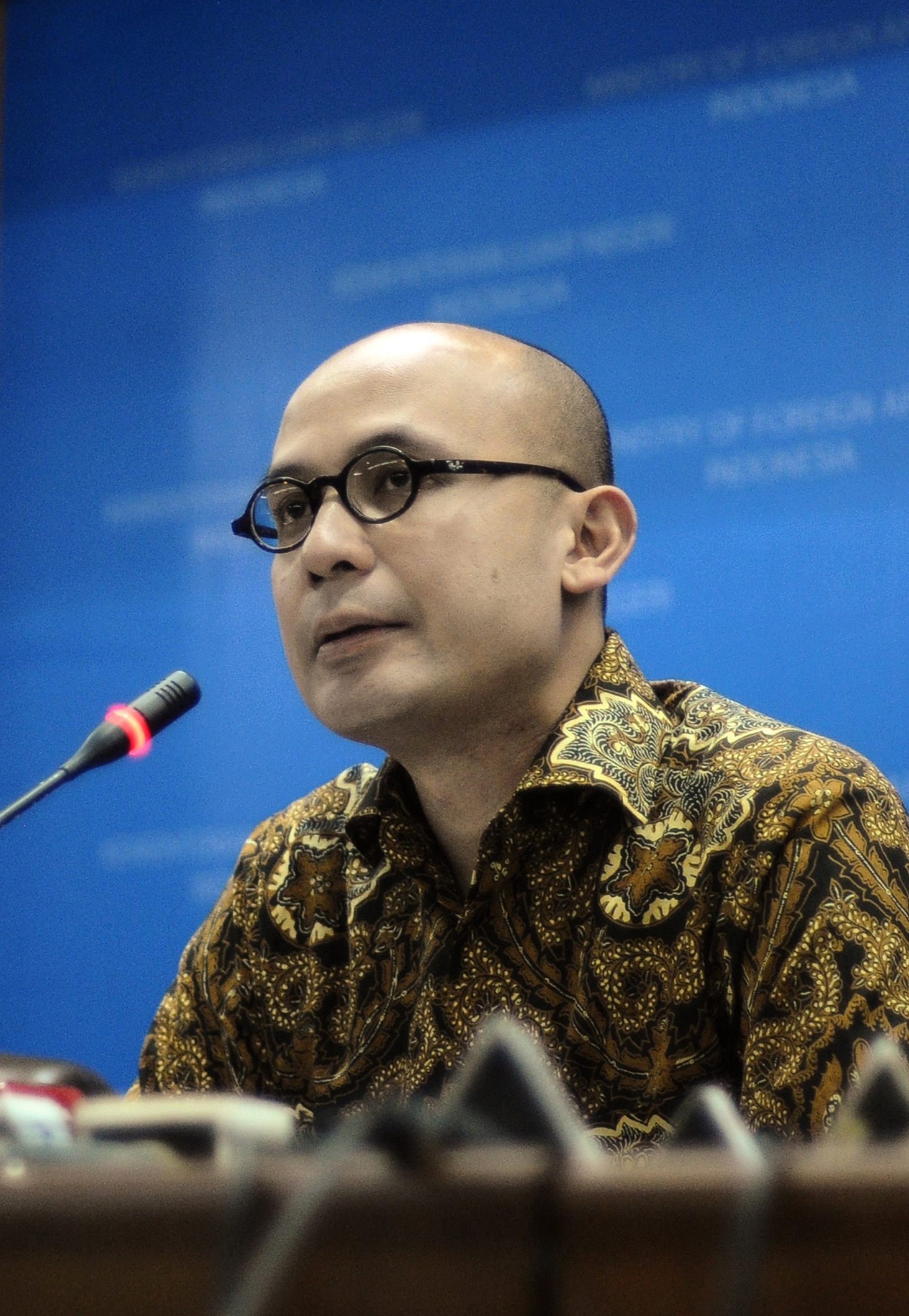  Juru bicara Kementerian Luar Negeri Arrmanatha C. Nasir.