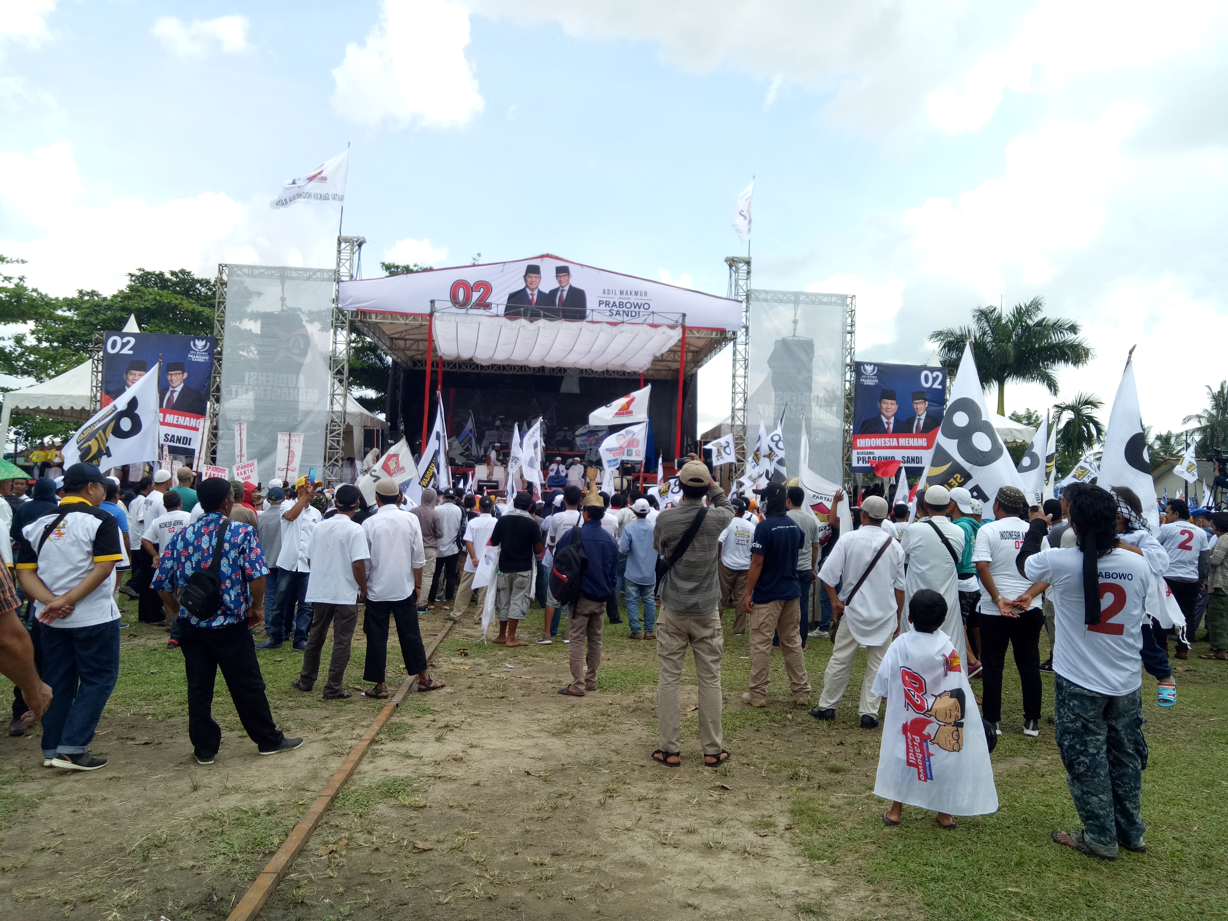 Kampanye calon presiden nomor urut 02 di Pangkalpinang