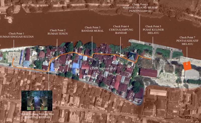 Kawasan Kampung Bandar bersolek untuk menggelar Riau Fest 2019