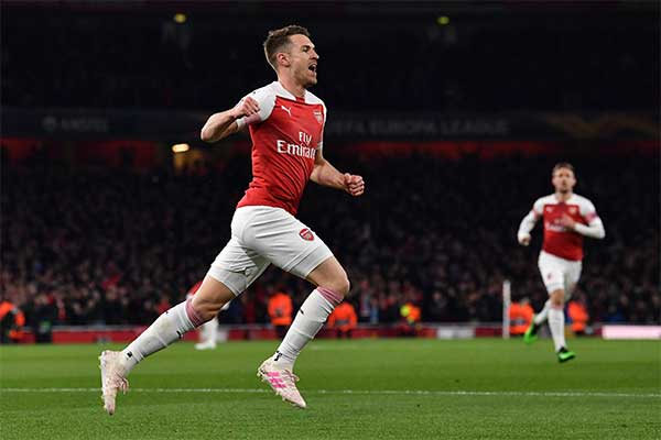 Pemain Arsenal Aaron Ramsey