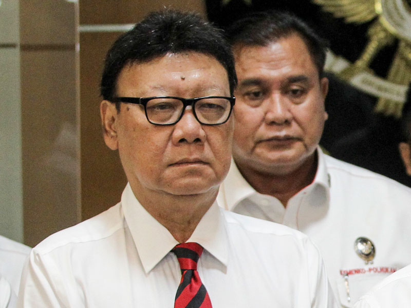 Menteri Dalam Negeri (Mendagri) Tjahjo Kumolo