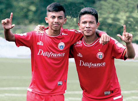 DUA pemain Persija Jakarta U-18