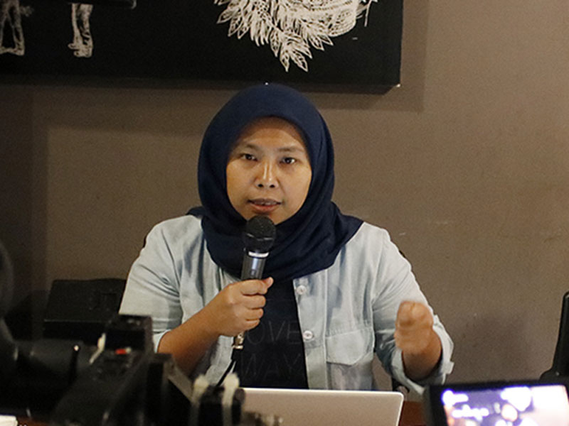 Direktur Eksekutif Indonesia for Global Justice (IGJ) Rachmi Hertanti