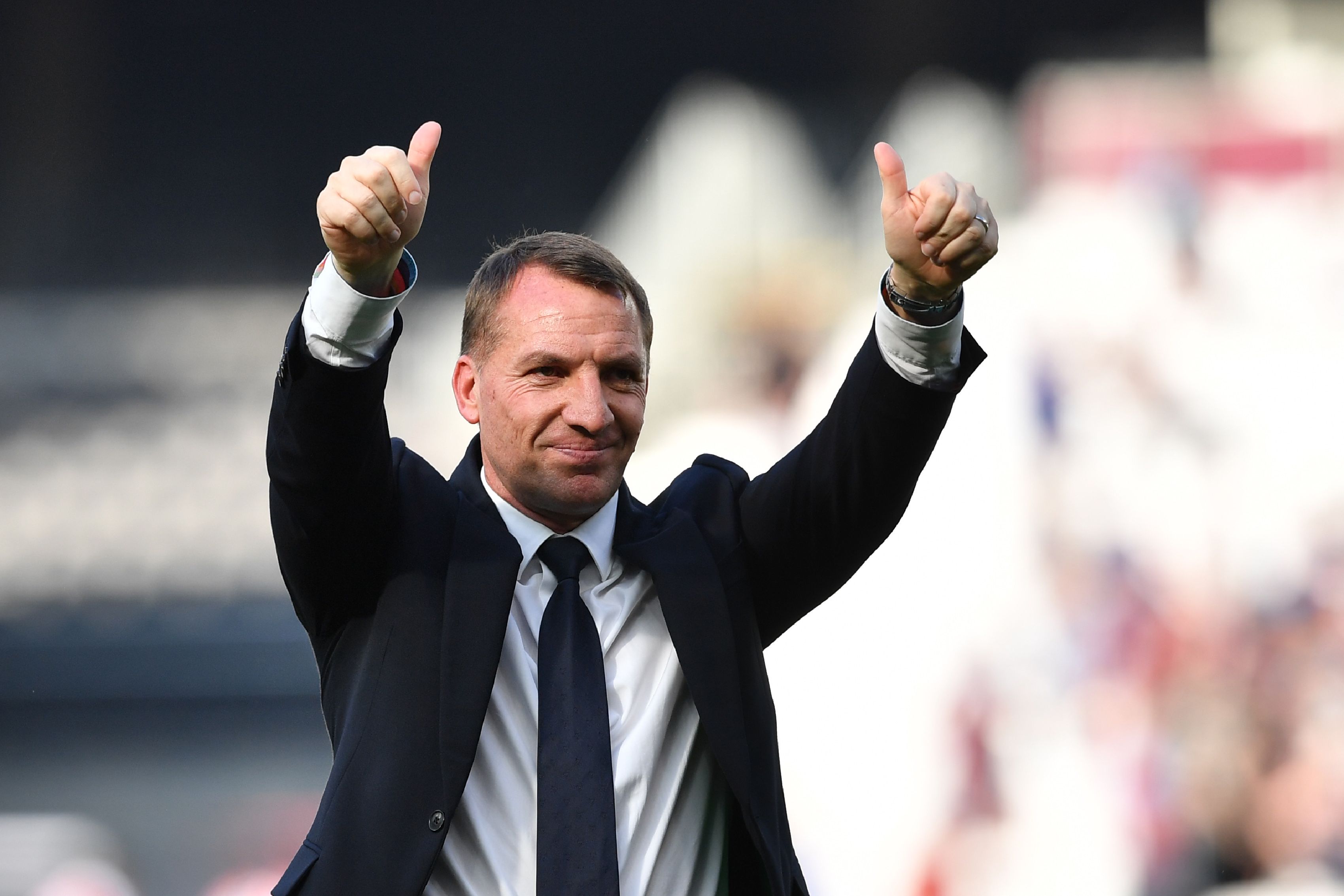Pelatih Leicester City Brendan Rodgers