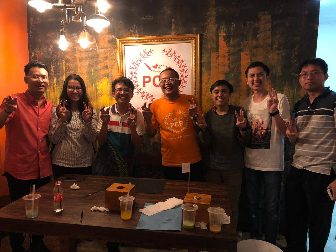 Sule saat meresmikan Parte Ceker Rempah