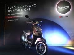 Vespa Sprint Notte akan tampil pertama kalinya di hadapan publik di IIMS, Kemayoran.