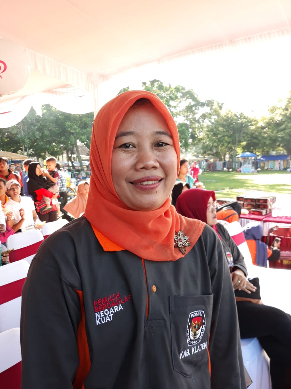  Ketua KPU Klaten Kartika Sari Handayani.