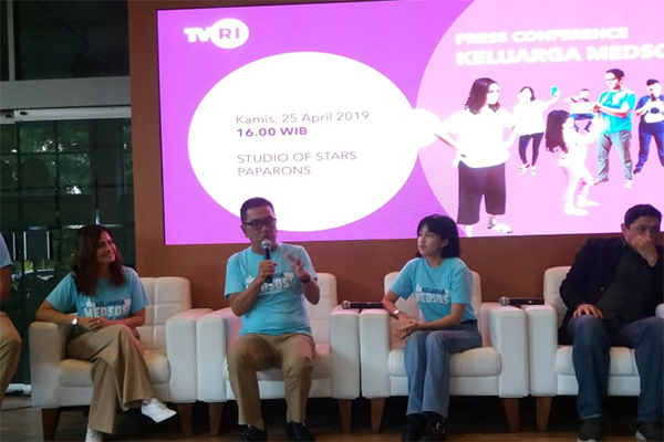 Direktur LPP TVRI, Helmy Yahya (kedua dari kiri)