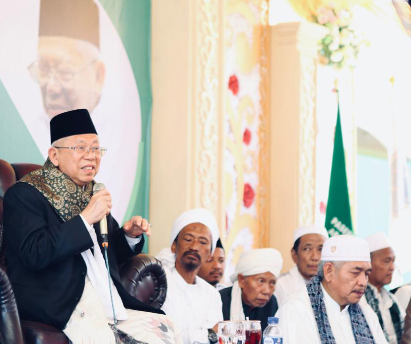 Calon Wakil Presiden nomor urut 01 Ma'ruf Amin.