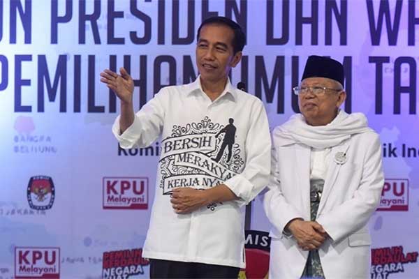 Jokowi-Maruf Amin bertarung dalam Pemilihan Presiden dan Wakil Presiden 2019