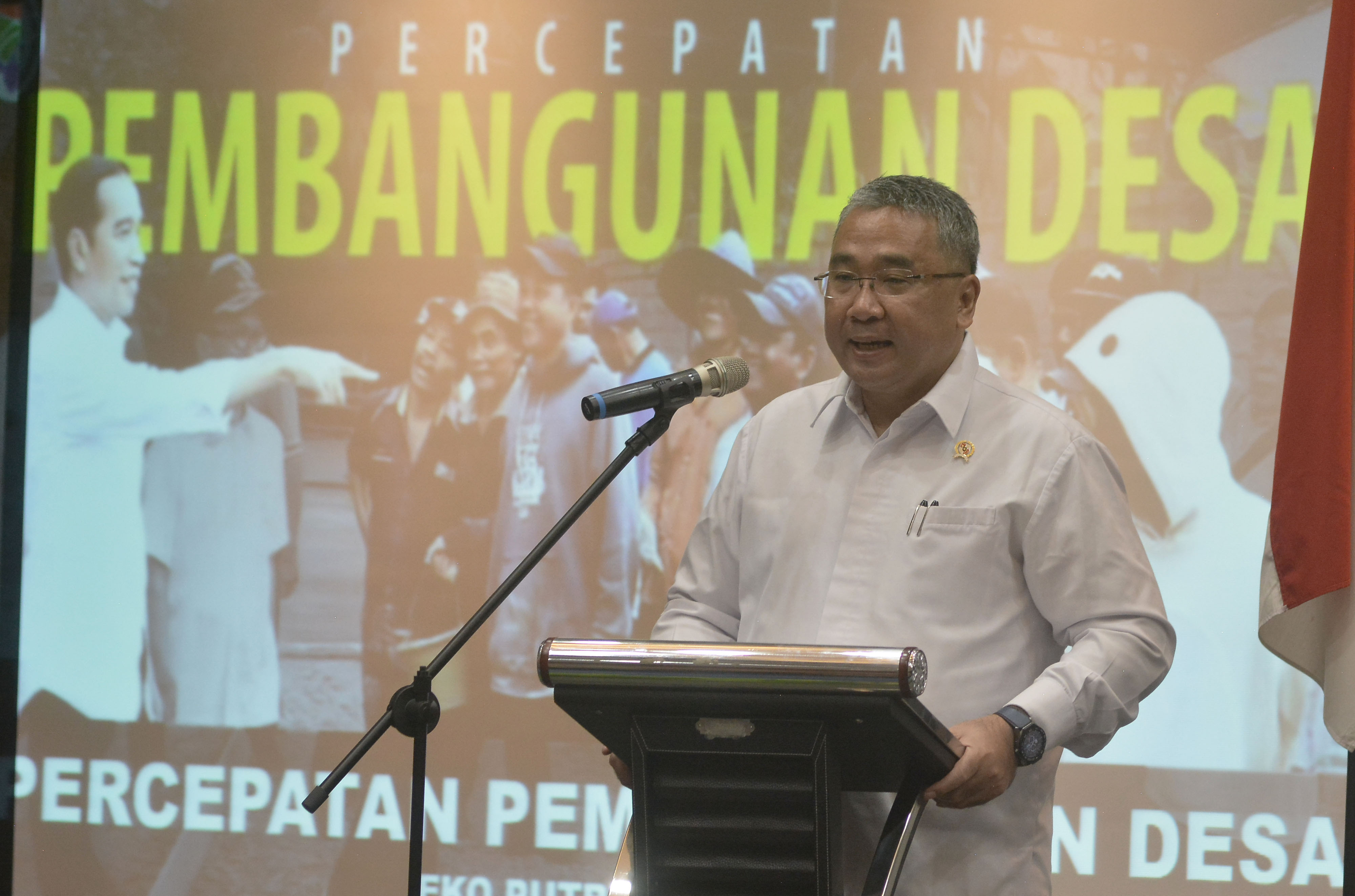 MENTERI Desa, Pembangunan Daerah Tertinggal dan Transmigrasi, Eko Putro Sandjojo