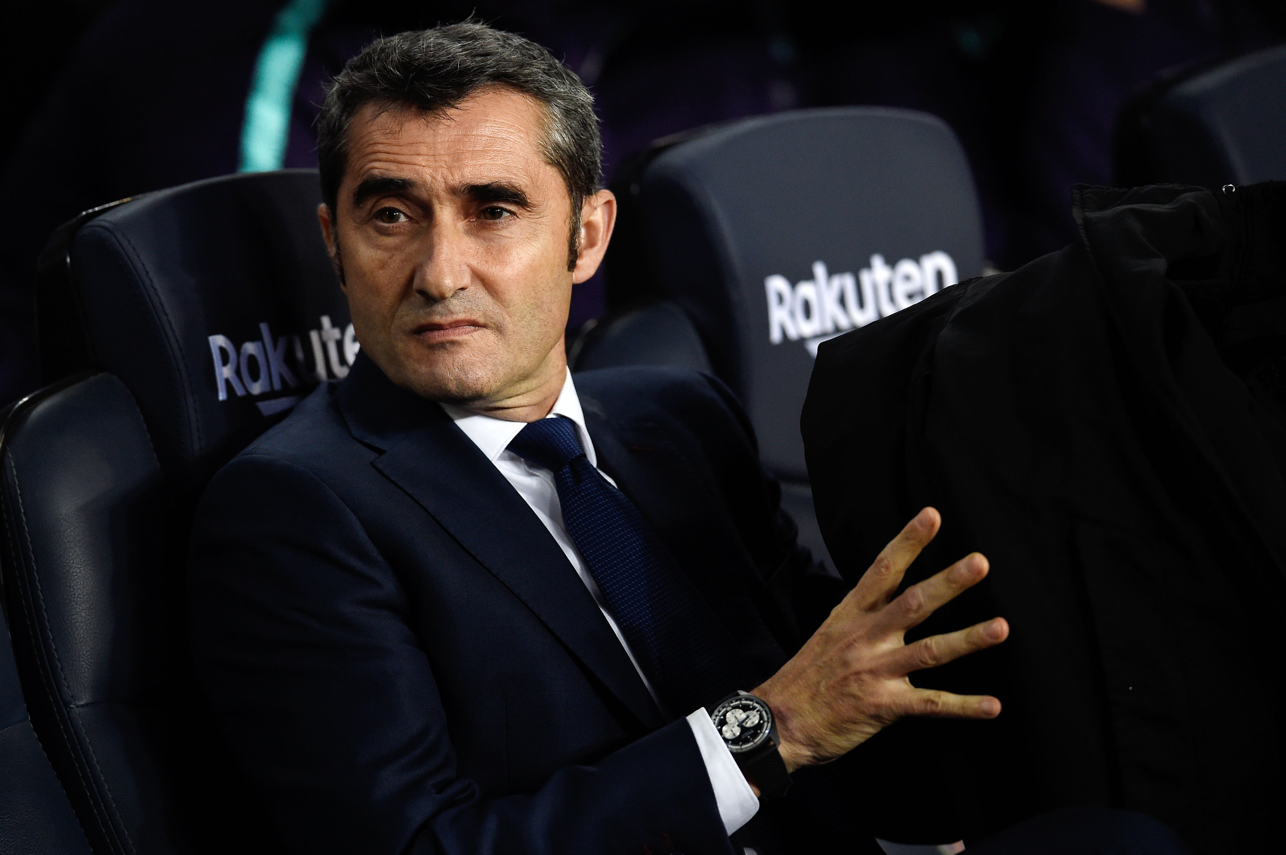 Pelatih Barcelona Ernesto Valverde
