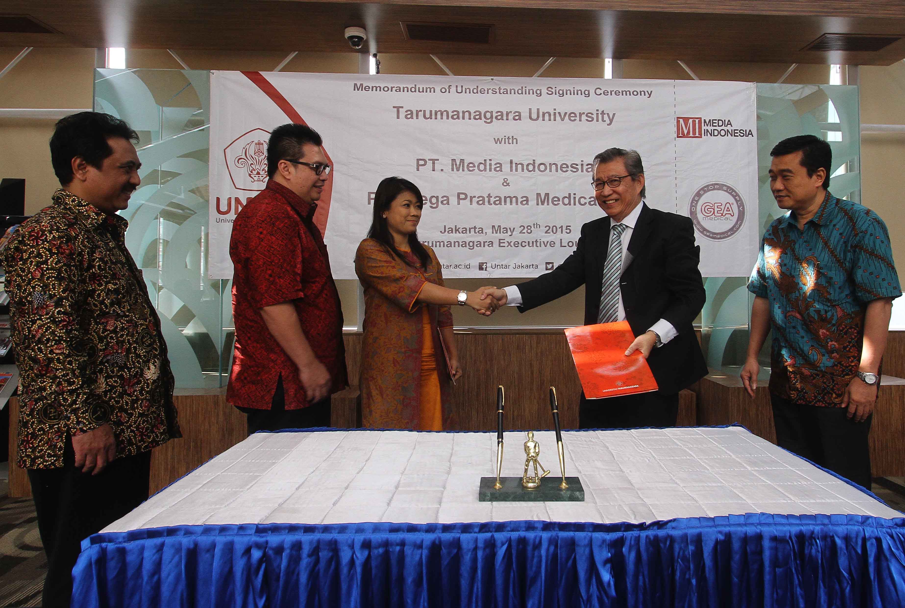 UNIVERSITAS Tarumanagara (Untar) bekerja sama dengan Metro TV