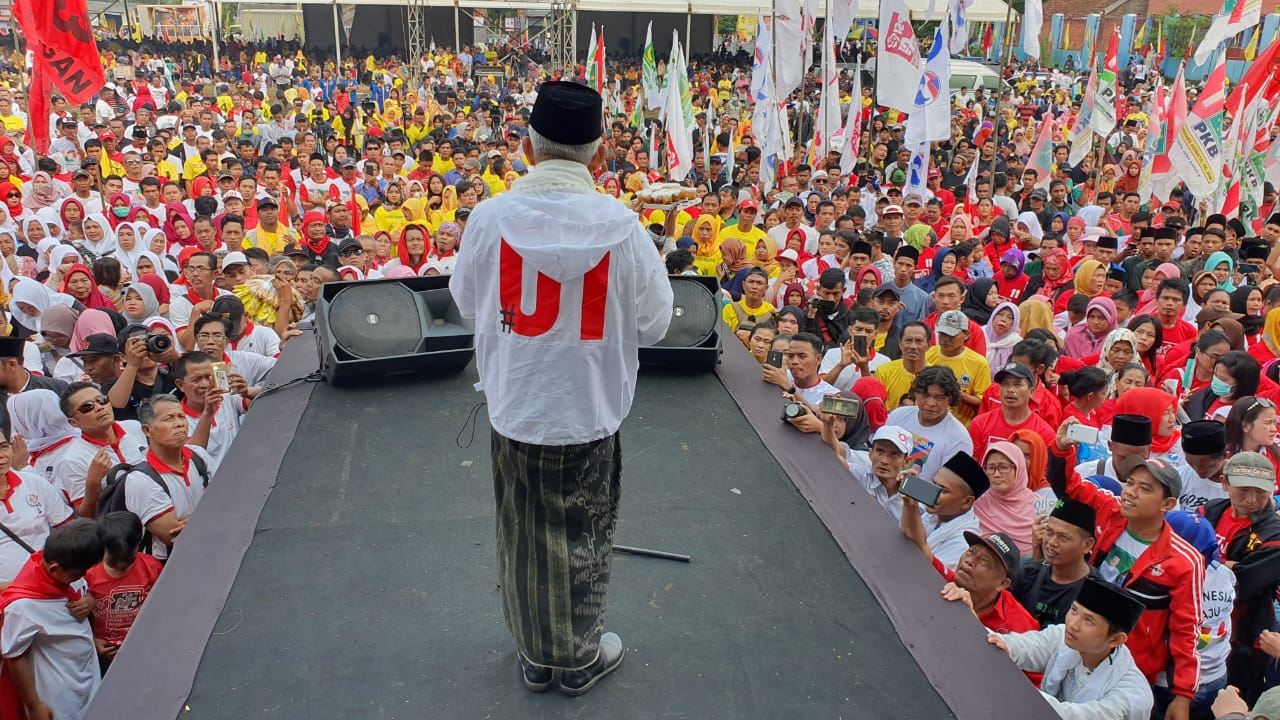 Cawapres nomor urut01 Ma'ruf Amin.
