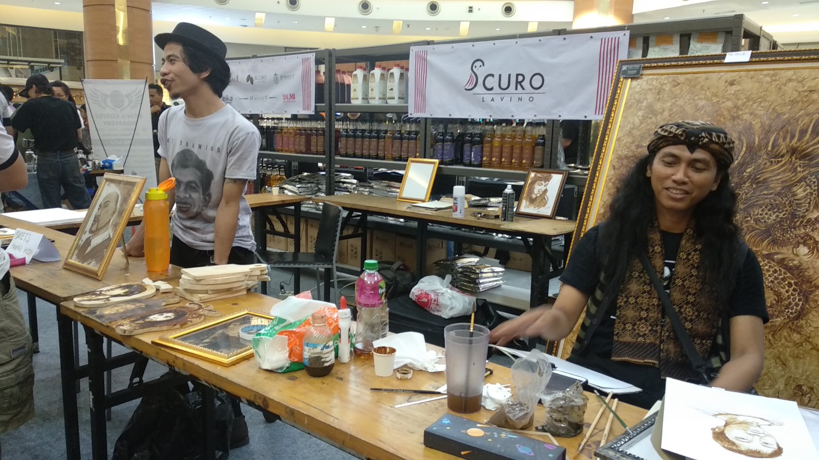 Indonesia Kopi Art mengikuti Kopi Craft, eksibisi yang digagas Kopi United di Summarecon Mall Serpong, Tangerang, Banten.