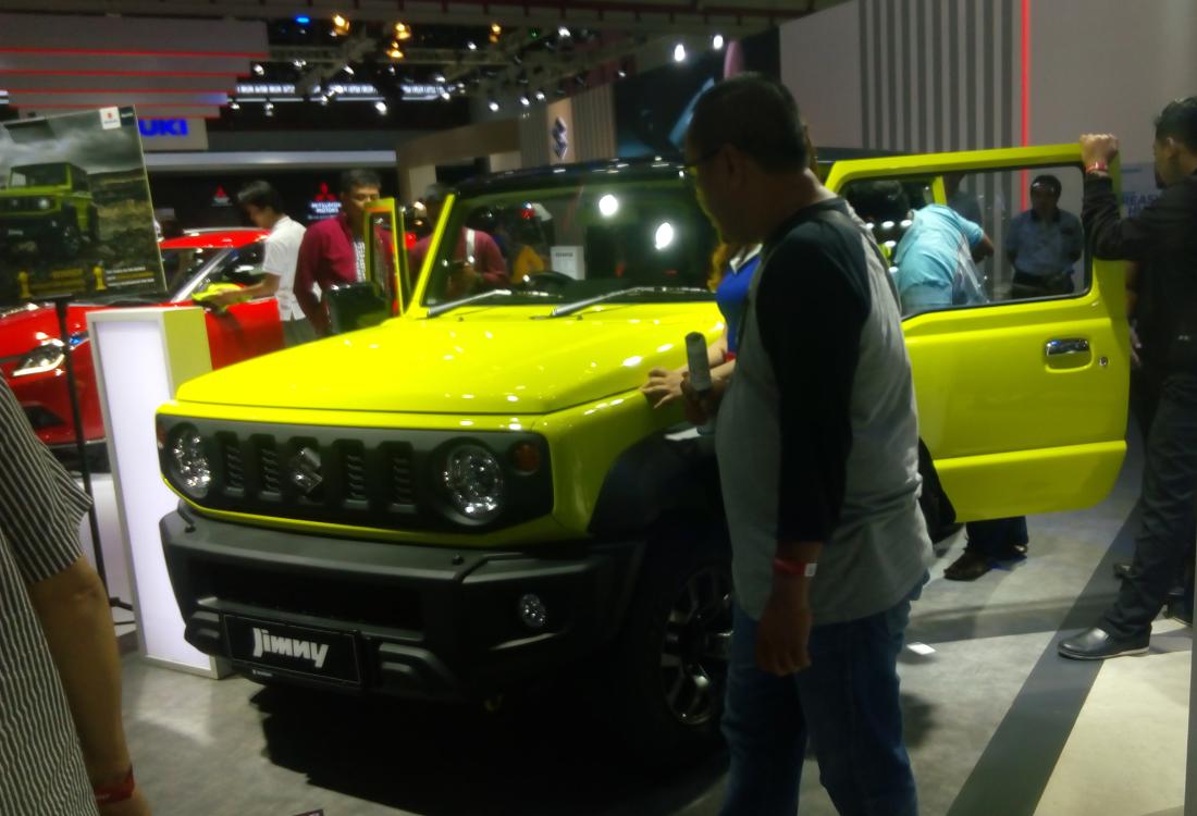 Kehadiran Suzuki Jimny di ajang IIMS 2019 sukses menjadi salah satu ikon dan daya tarik tersendiri bagi pengunjung.