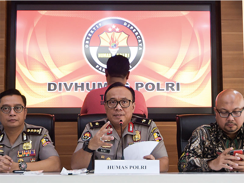 Kepolisian menangkap dua tersangka kasus 