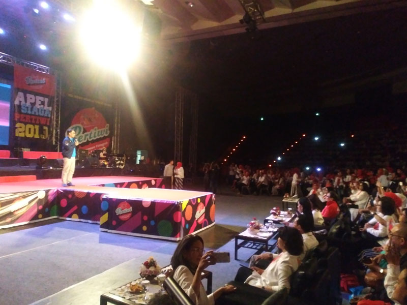 Apel siaga pertiwi siap kawal kemenangan joko widodo-maruf amin ditempat pemungutan suara