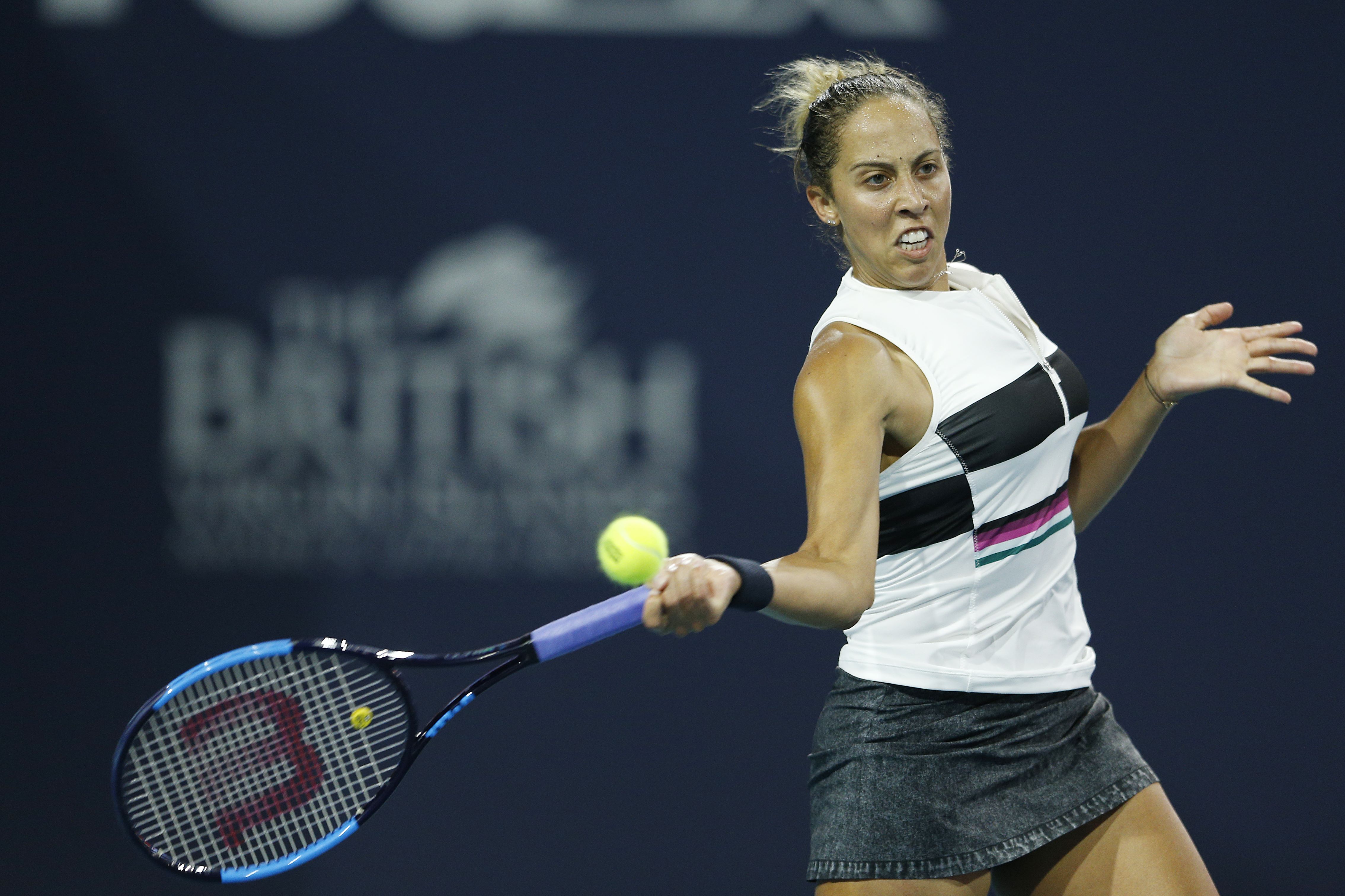 Petenis Amerika Serikat (AS) yang menjadi unggulan kedelapan, Madison Keys.