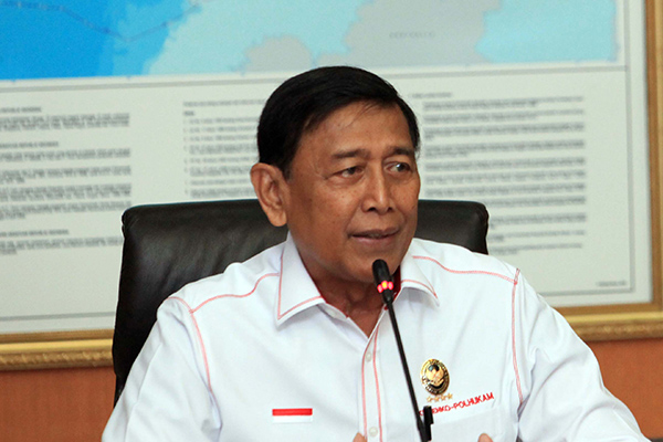Menteri Koordinator Bidang Politik, Hukum, dan Keamanan (Menkopolhukam) Wiranto 