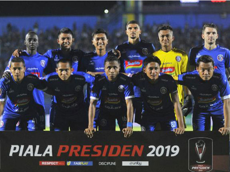 Tim sepak bola Arema FC.