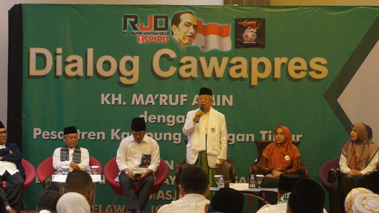 Calon wakil presiden nomor urut 01 KH Ma