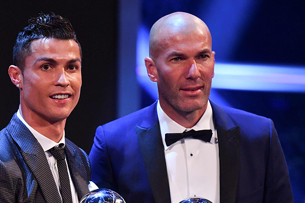 Cristiano Ronaldo dan Zinedine Zidane
