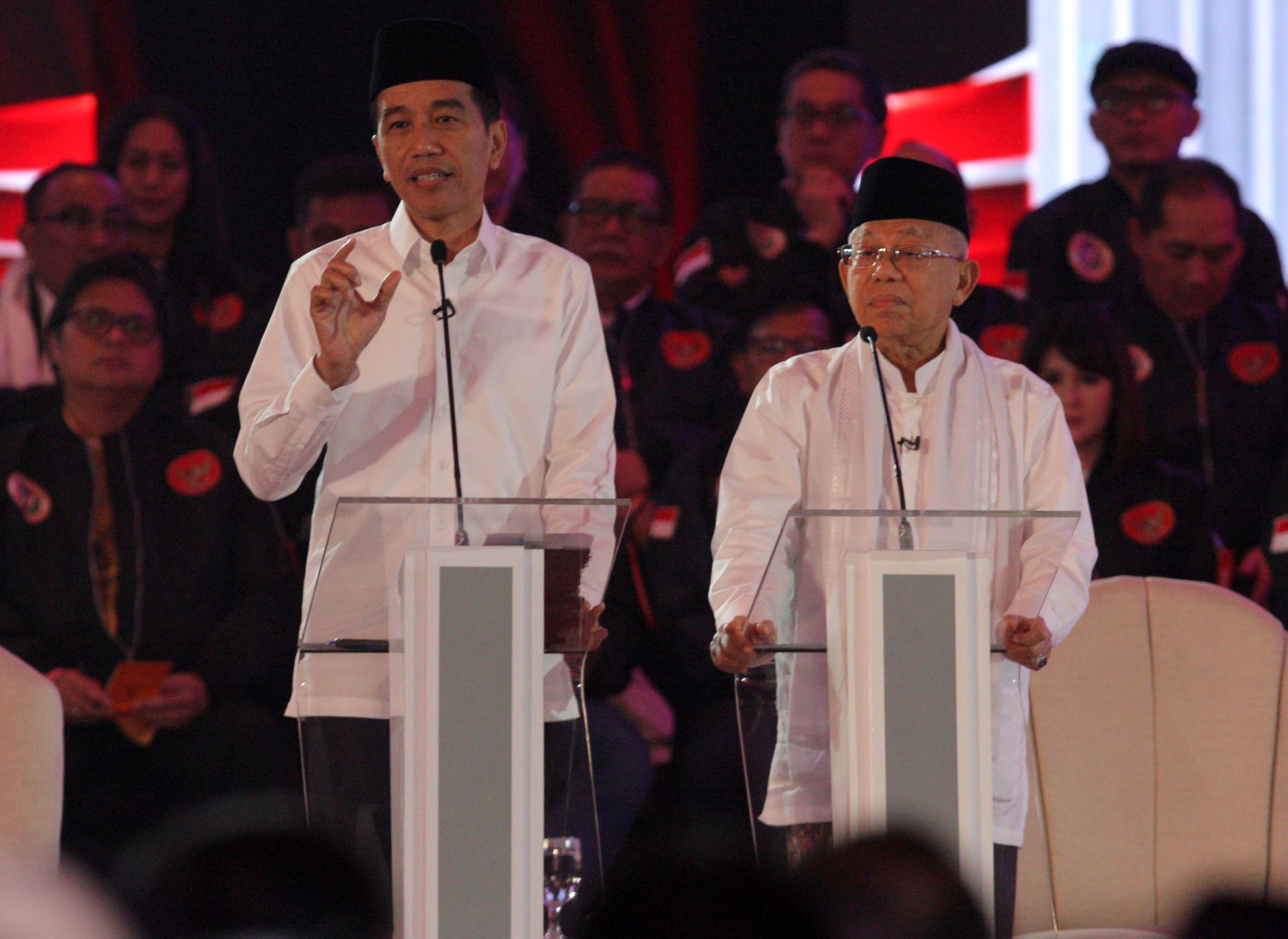 Pasangan Calon Nomor Urut 01 Joko Widodo-Ma'ruf Amin