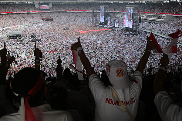 Suasana Konser Putih Bersatu di GBK