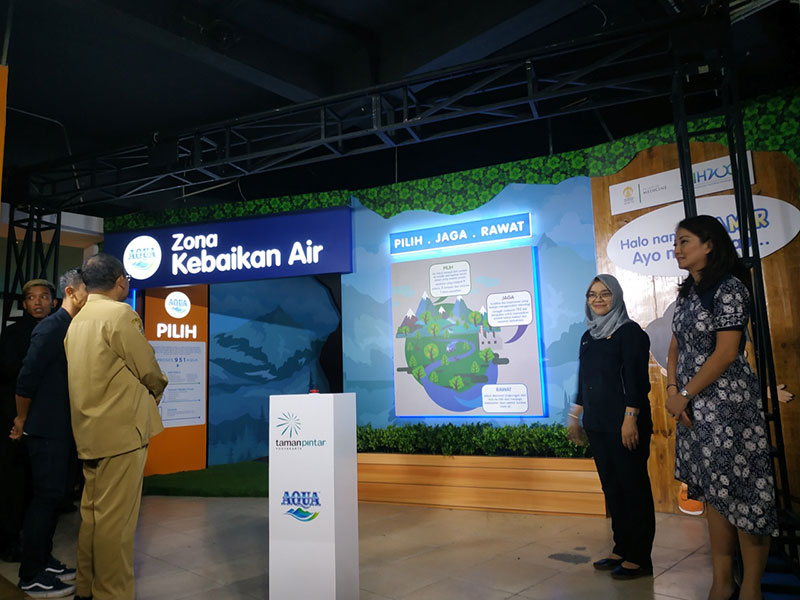 Danone Aqua Luncurkan Zona Kebaikan Air di Taman Pintar Yogyakarta