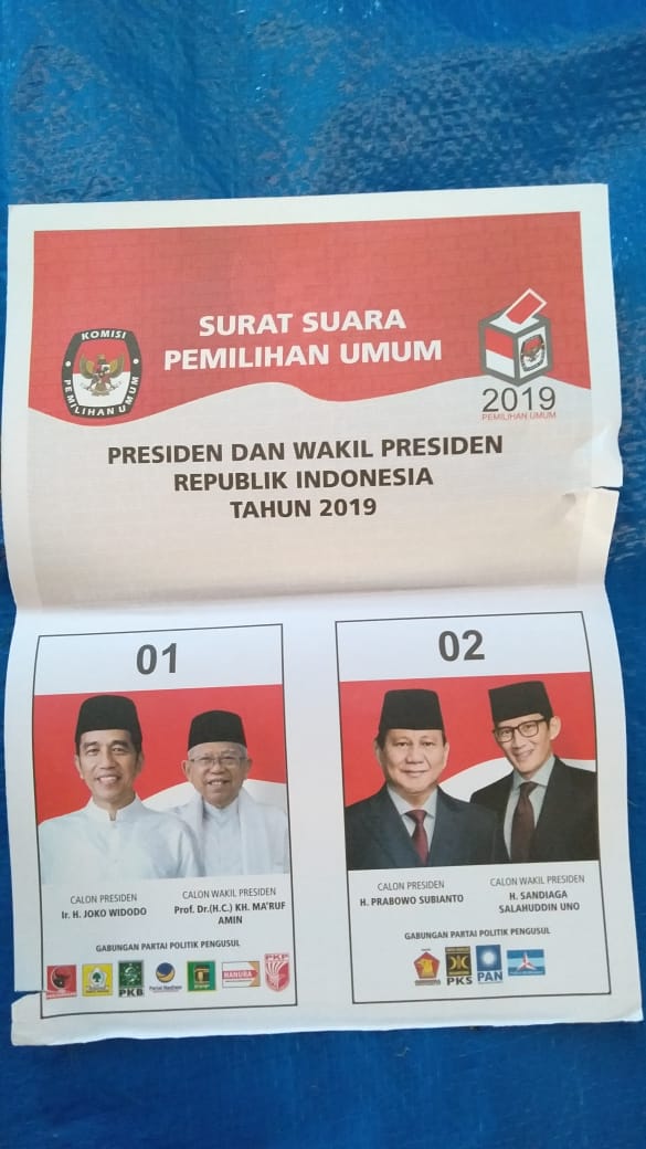 Surat suara yang rusak di NTT