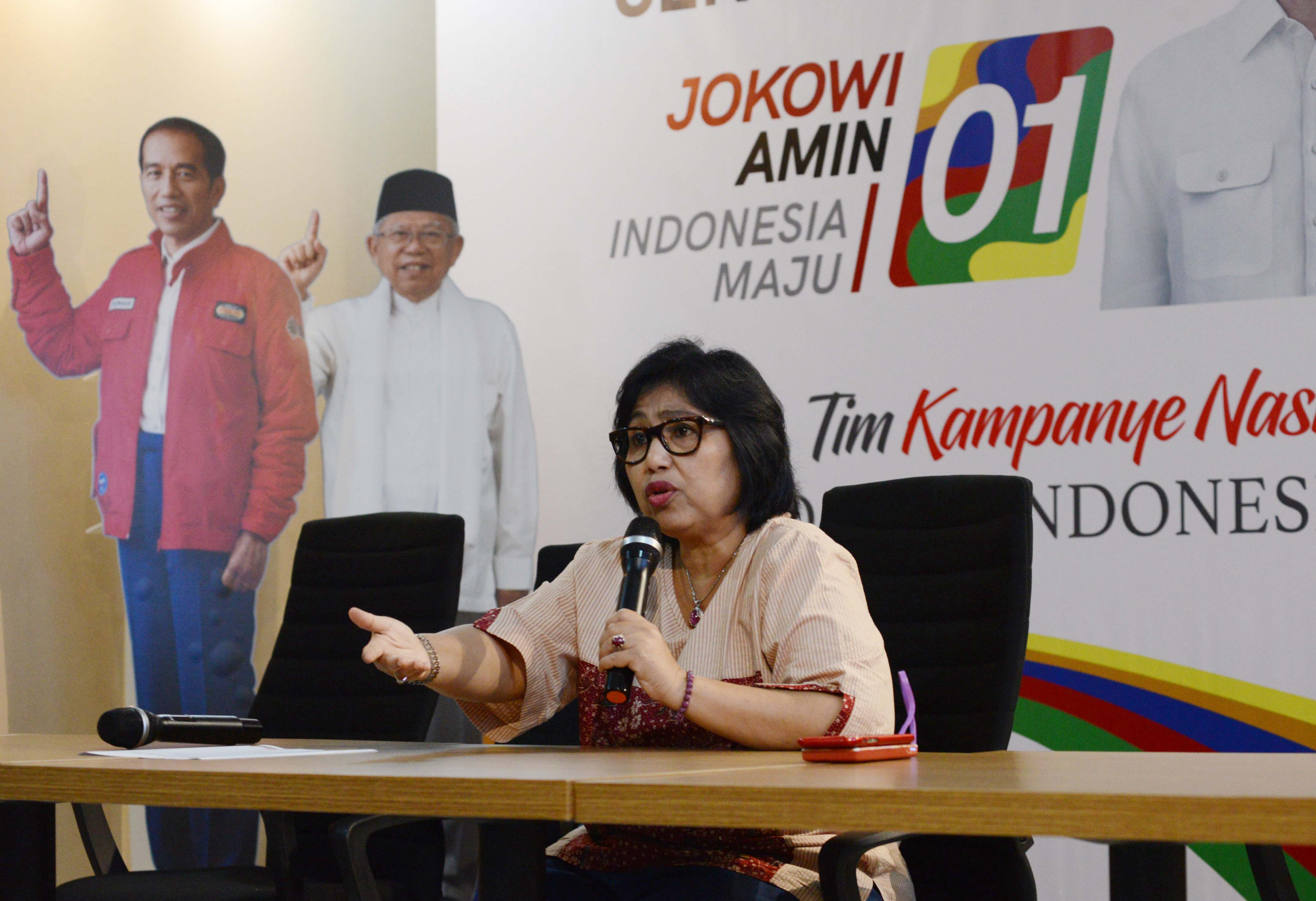 Juru bicara Tim Kamapnye Nasional Jokowi-Amin Irma Suryani Chaniago