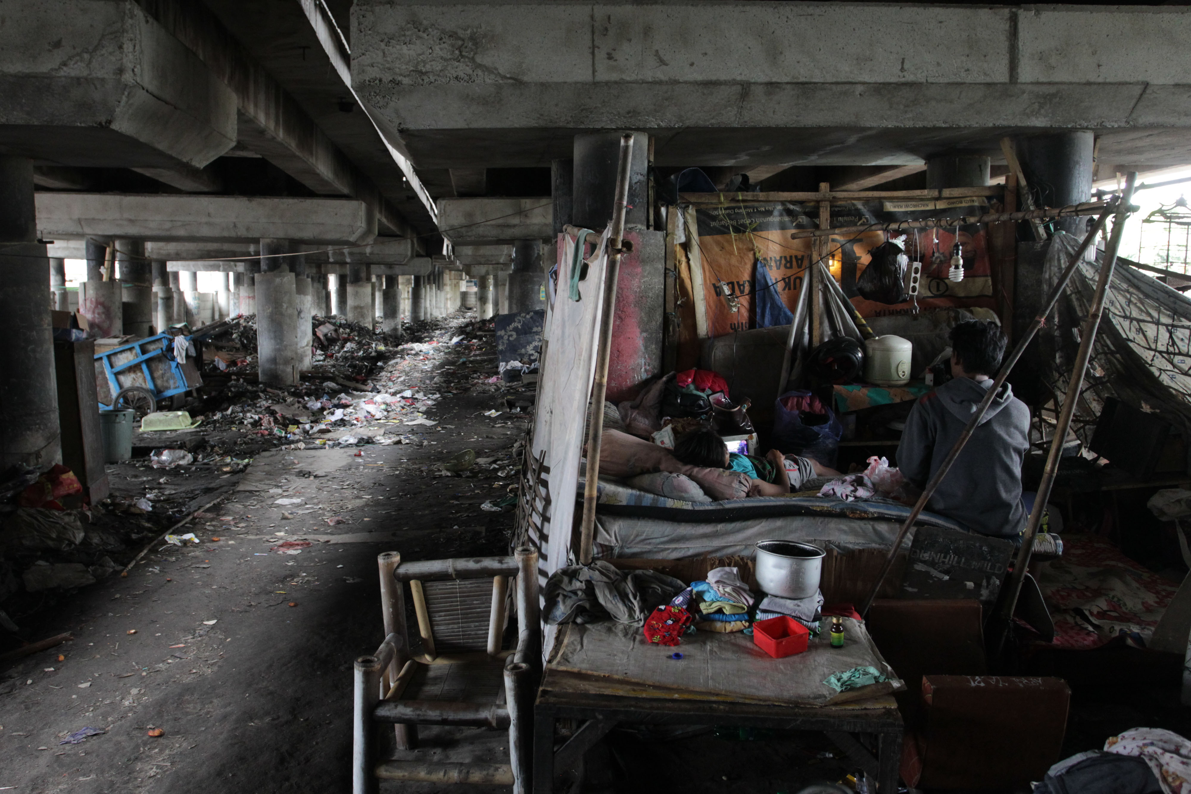 Pengungsi Kolong Tol Ogah Direlokasi