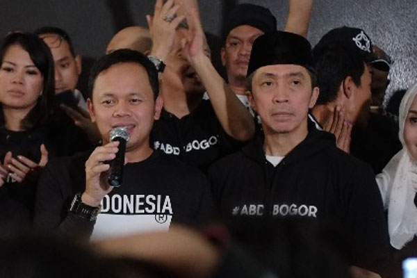  calon Walikota Bogor dan Wakil Walikota Bogor Bima Arya-Dedie A Rachim