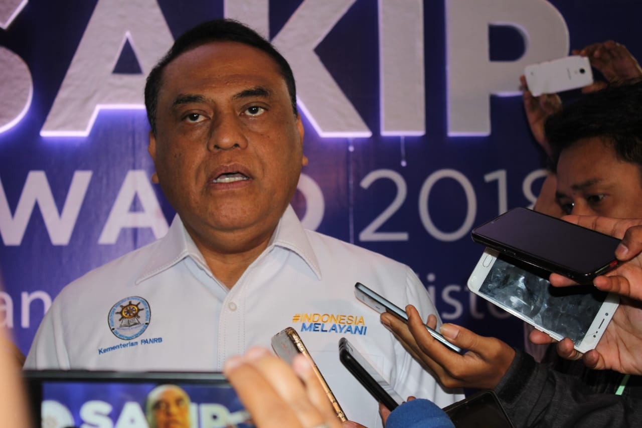 Menteri Pendayagunaan Aparatur Negara dan Reformasi Birokrasi Syafruddin 