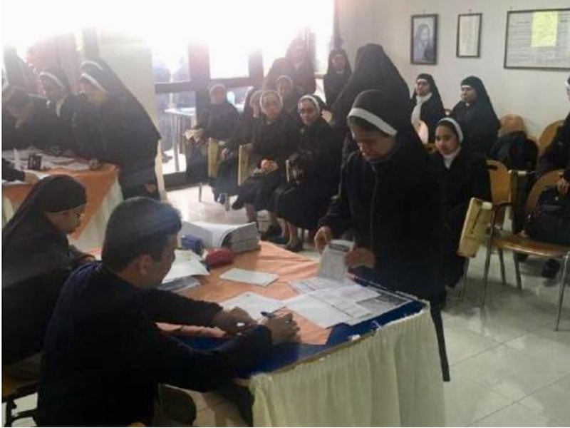 Suasana Pemilu 2019 di Vatikan.