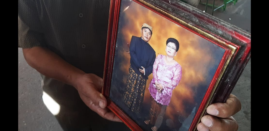 Foto salah seorang petugas KPPS yang meninggal dunia akibat kelelahan saat menjalankan tugas di Pemilu 2019