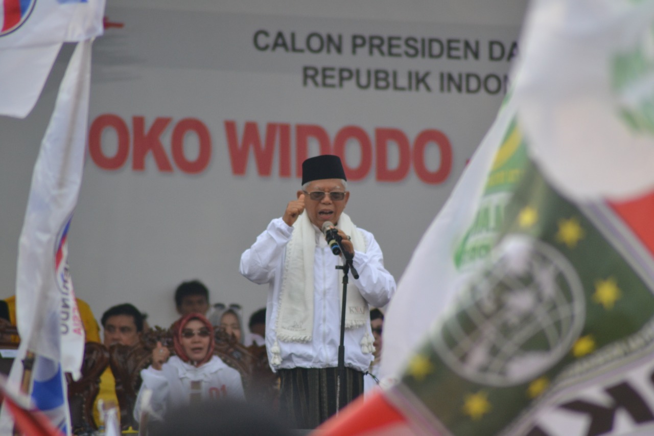 Calon Wakil Presiden nomor urut 01 Ma'ruf Amin