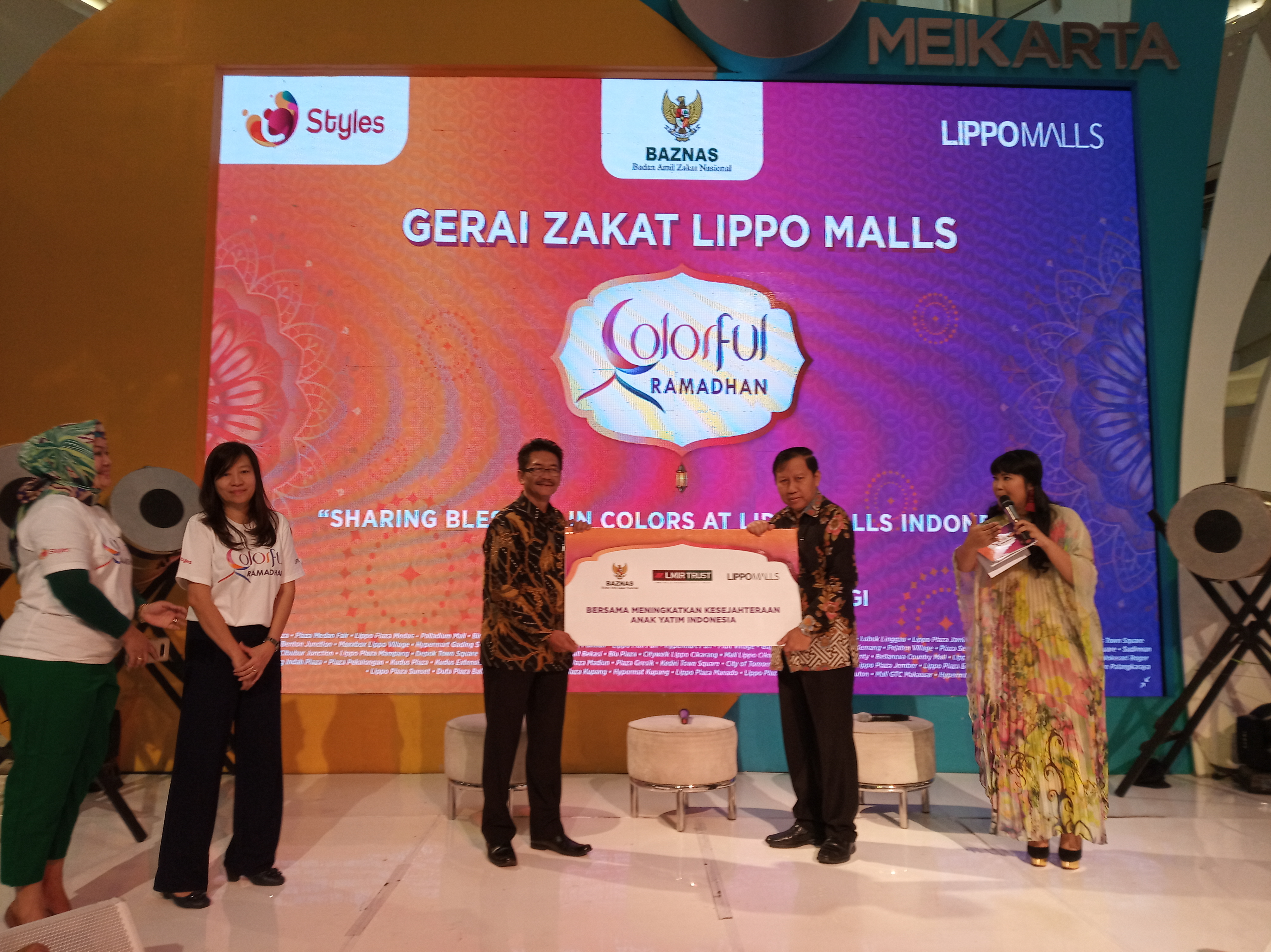 Kerja sama Lippo Malls Indonesia dan Baznas dalam program Colorful Ramadhan