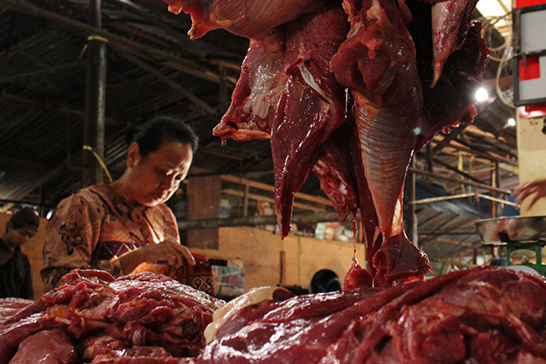 Penjual Daging Sapi