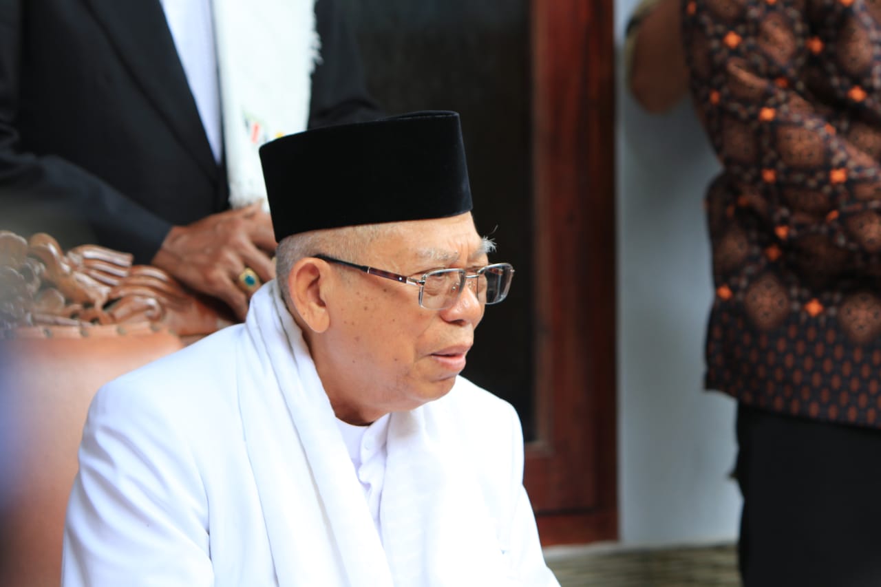 Cawapres nomor urut 02 KH Ma'ruf Amin.