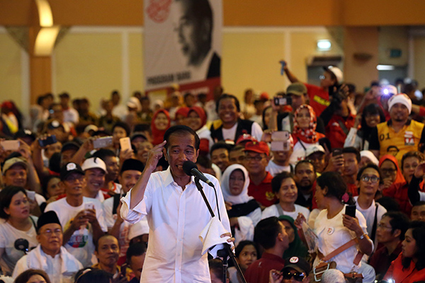 Capres petahana Joko Widodo 